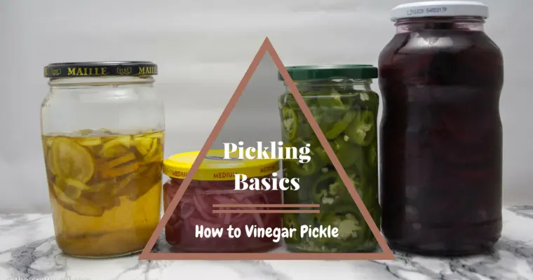 Learn the art of vinegar pickling. Pickle nearly any vegetable or fruit and create delicious combinations