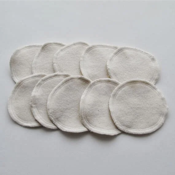 white reusable cotton rounds